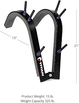 Amazon | Titan Fitness フロントスクワットハーネス ブラック 21