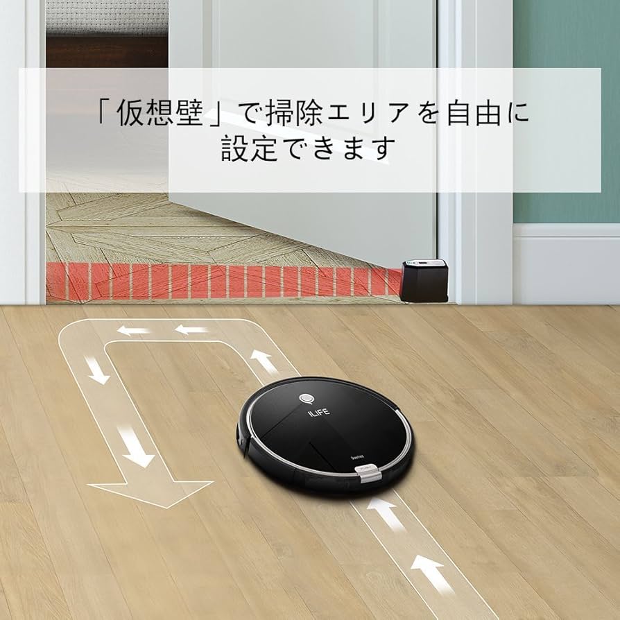 Amazon | ILIFE A6 ロボット掃除機 高性能清掃システム 強力清掃 長