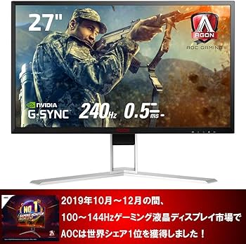 Amazon.co.jp: AOC ゲーミング モニター ディスプレイ AG271FZ2/11 (27