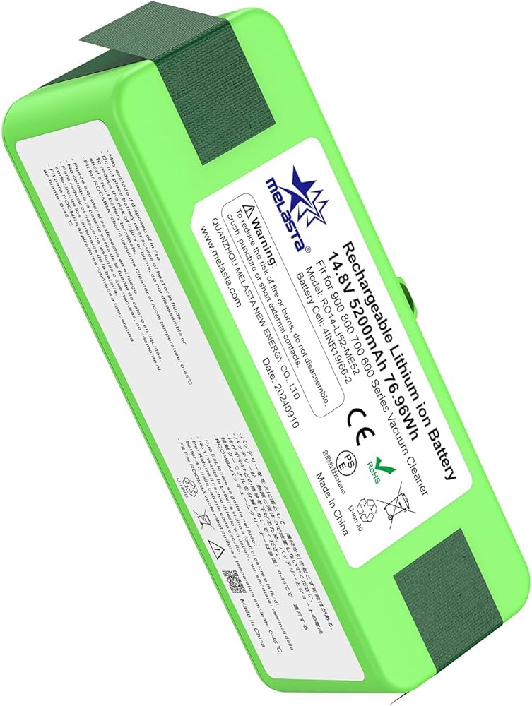 Amazon.co.jp: Melasta ルンバ互換バッテリー リチウムイオン 5200mAh
