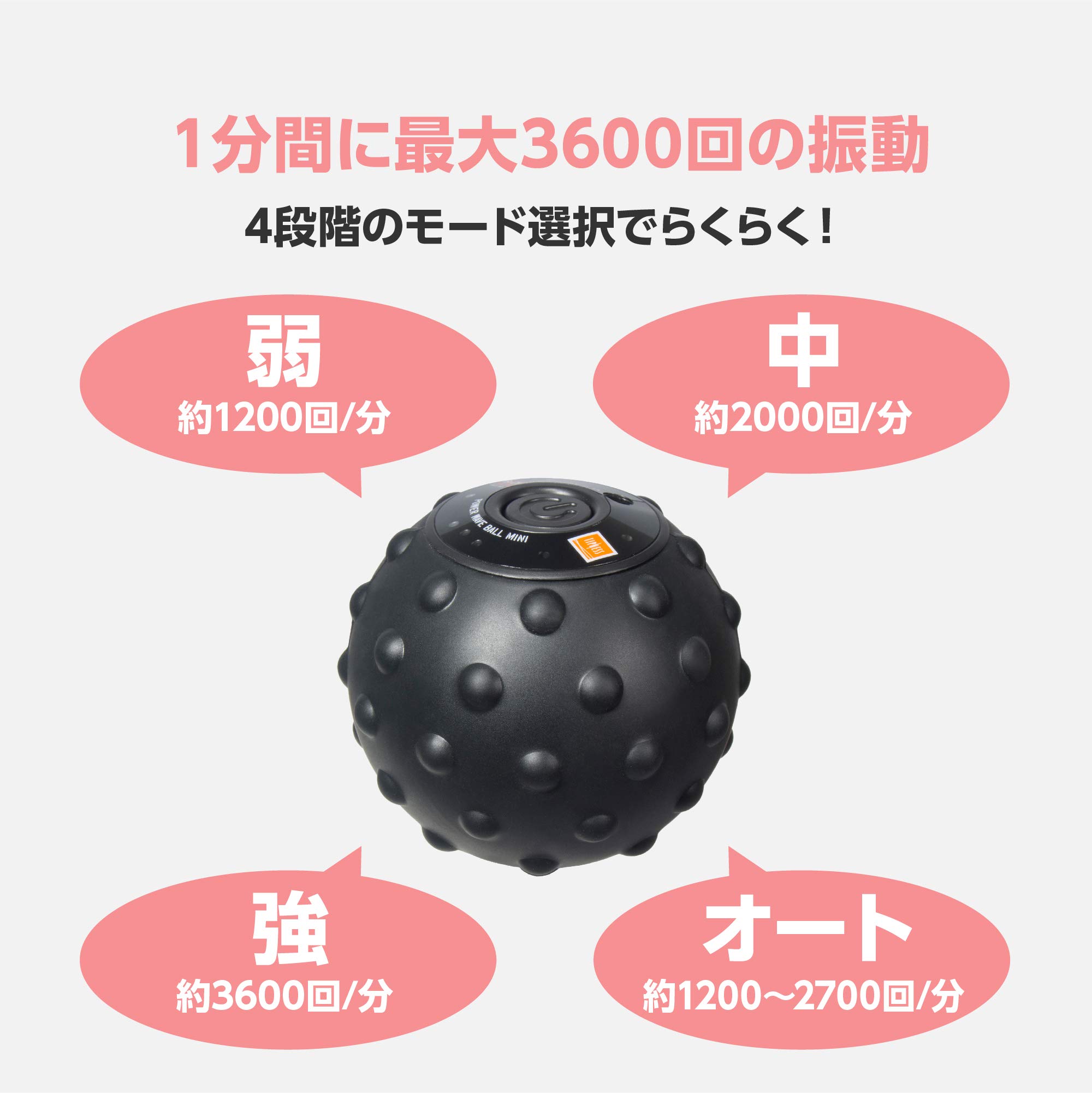 Amazon | ボディスカルプチャー 振動 パワーウェーブボールミニ