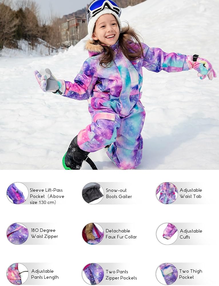 Amazon.com: Bluemagic Little Kid's One Piece Overall Snowsuits Ski