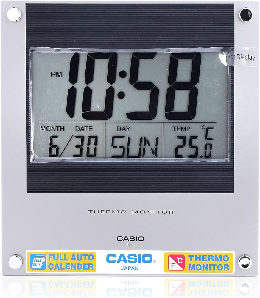 Amazon.com: Casio Id-11-1 Digital Auto Calendar Thermo Hygrometer