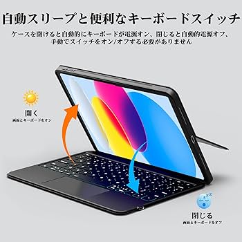 Amazon.co.jp: Bettdow【新設計-スマート接続】スマートキーボードipad
