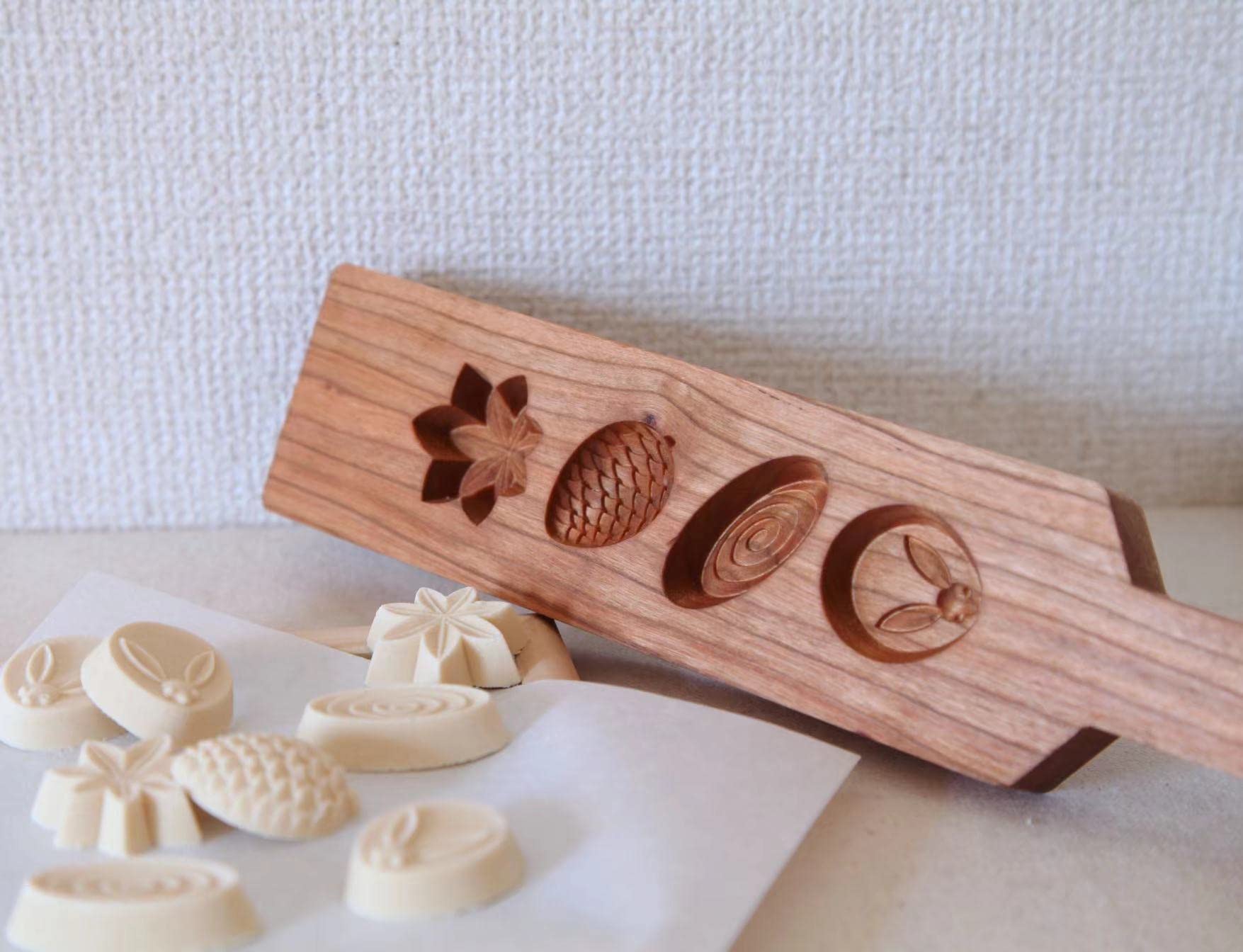 Amazon | KENNKUNN 限定セール！和菓子道具 打菓子木型四種 うさぎ