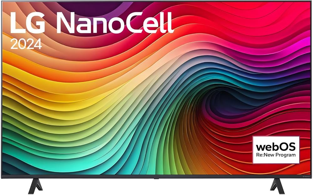 LG NANO80 4K HDR10 webOS 2024 NanoCell AI 55-Inch Smart TV with