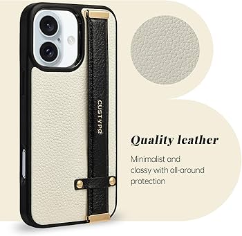 Amazon.com: CUSTYPE for iPhone 16 Case with Adjustable Wristband