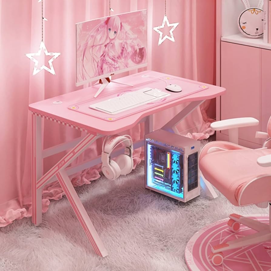 Amazon.co.jp: ゲーミングデスク PCデスク ゲーミングチェア炭素繊維目