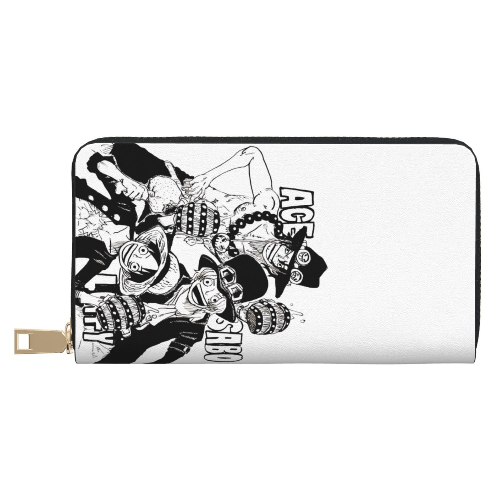 Amazon.co.jp: 財布 ワンピース One Piece エース 長財布 レザー なが