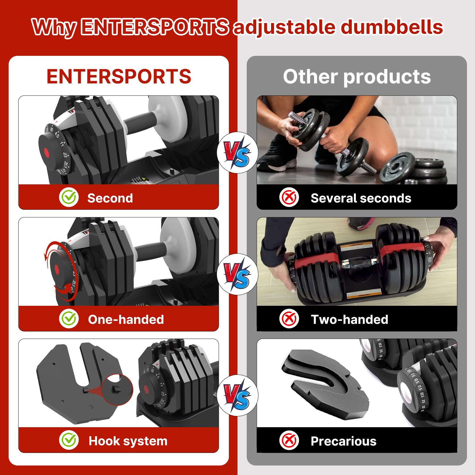 Amazon | EnterSports (エンタースポーツ) 26ポンド/40ポンド/60ポンド