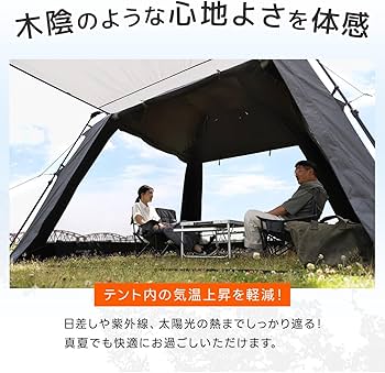 Amazon | [クイックキャンプ] スクリーンタープ ワンタッチ 3m×3m UV