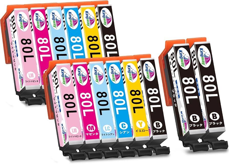 Amazon.co.jp: kingway EPSON エプソンIC6CL80L とうもろこし インク
