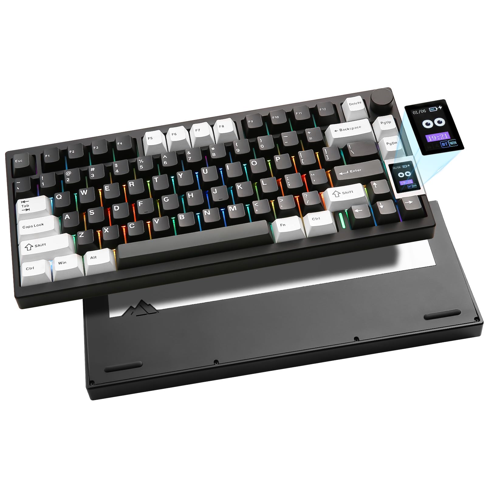 YUNZII AL80 Wireless Mechanical Keyboard,CNC Full Aluminum