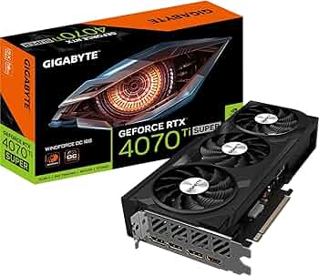 Amazon.com: Gigabyte GeForce RTX 4070 Ti Super WINDFORCE OC