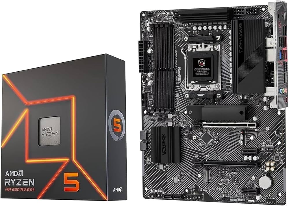 Amazon | ASRock B650 PG Lighting AM5 ATX マザーボードバンドル AMD