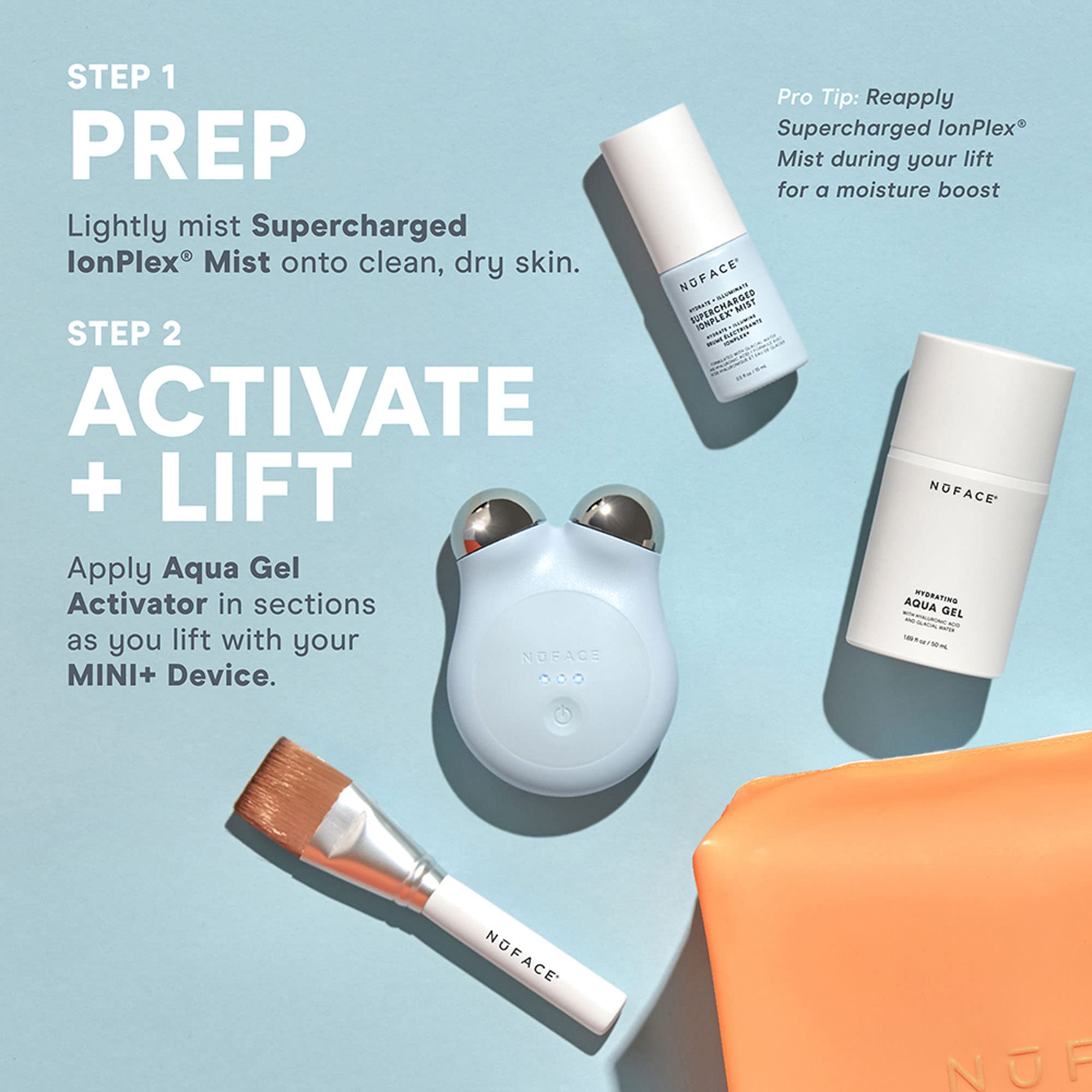 Amazon.co.jp: NuFACE MINI+ スーパーチャージド スキンケア ルーチン