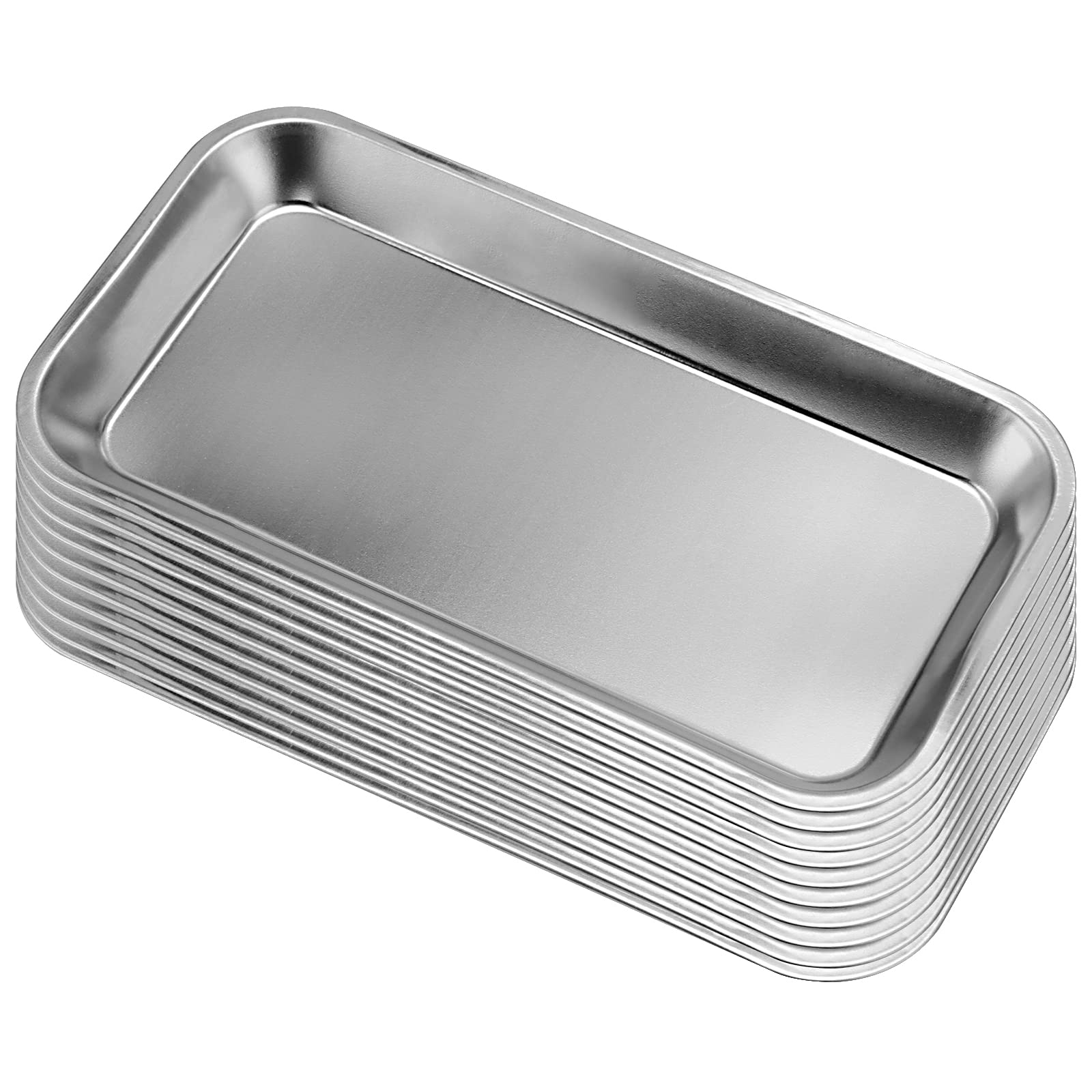 Amazon.co.jp: HOZEON 10個パック サージカルトレイ ステンレス