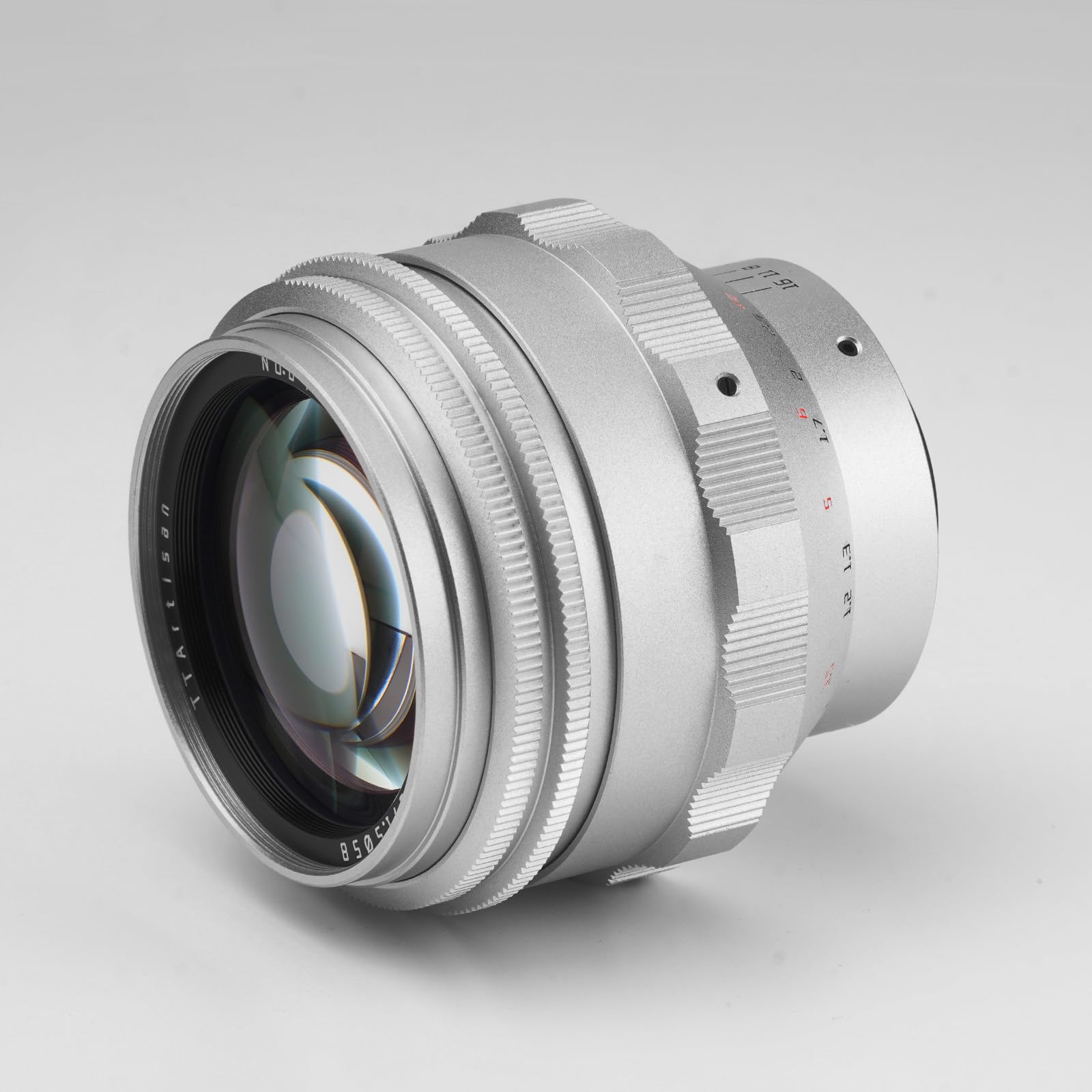 美品 TTArtisan 75mm F1.5 シルバー M42 グルグルボケ Amazon.co.jp