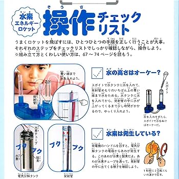 Amazon.co.jp: 学研 Gakken 学研の科学 水素エネルギーロケット （対象
