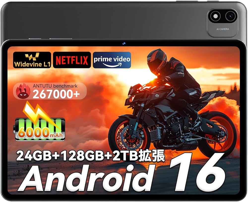 Amazon.co.jp: Android 16 タブレット 10インチ Wi-Fiモデル Headwolf