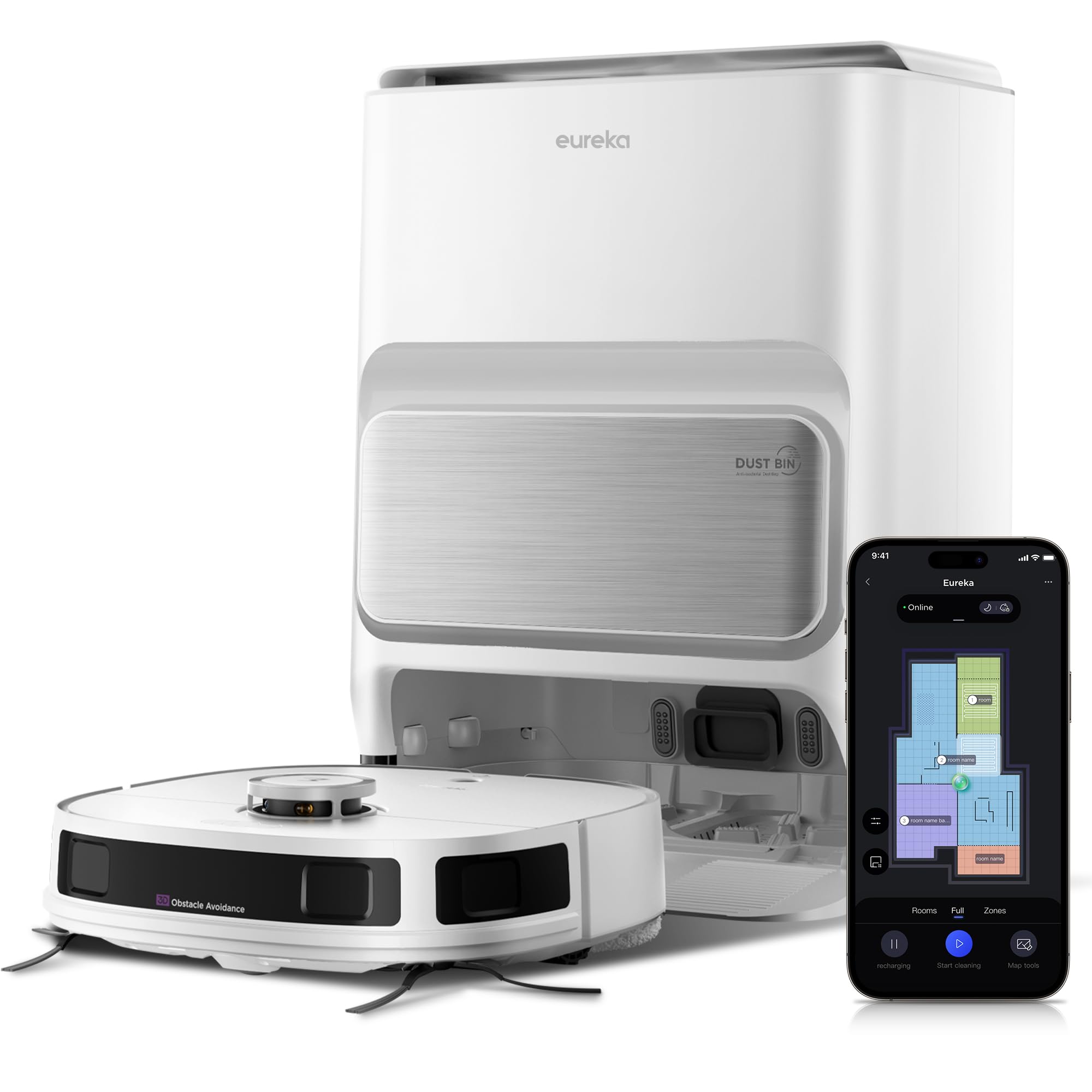 Amazon | EUREKA（ユーリカ） J12Ultra ロボット掃除機 5000pa強力吸引