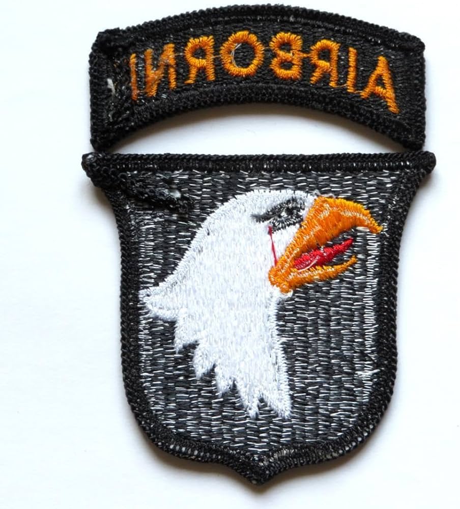 Amazon.co.jp: 米軍実物 第101空挺師団 フルカラー パッチ（ワッペン