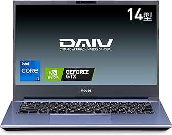 Amazon.co.jp: mouse クリエイター 14インチ ノートパソコン DAIV