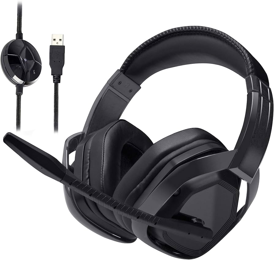 Amazon.co.jp: Amazonベーシック ゲーミングヘッドセット マイク付き