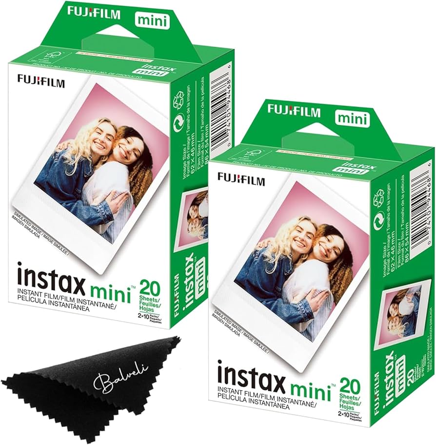 Amazon.com : Fujifilm Instax Mini Film Two Instant Film Twin Packs