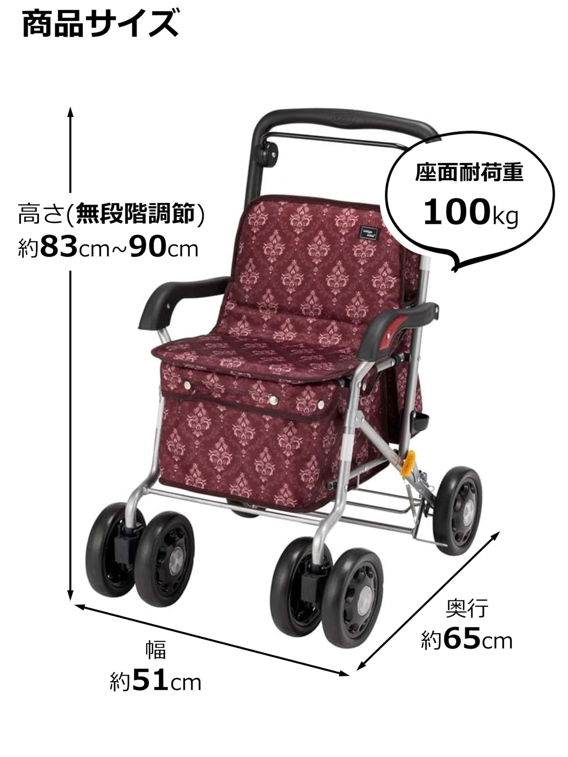 Amazon | マキテック シルバーカー ボックスタイプシルバーカー マイン