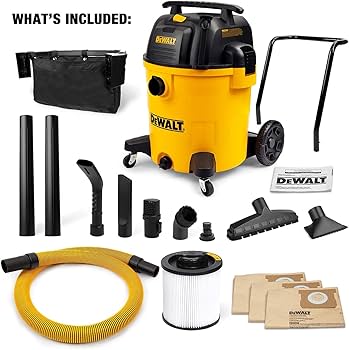 Amazon.com: DEWALT 16 Gallon Shop Vacuum Wet/Dry, 6.5 Peak HP