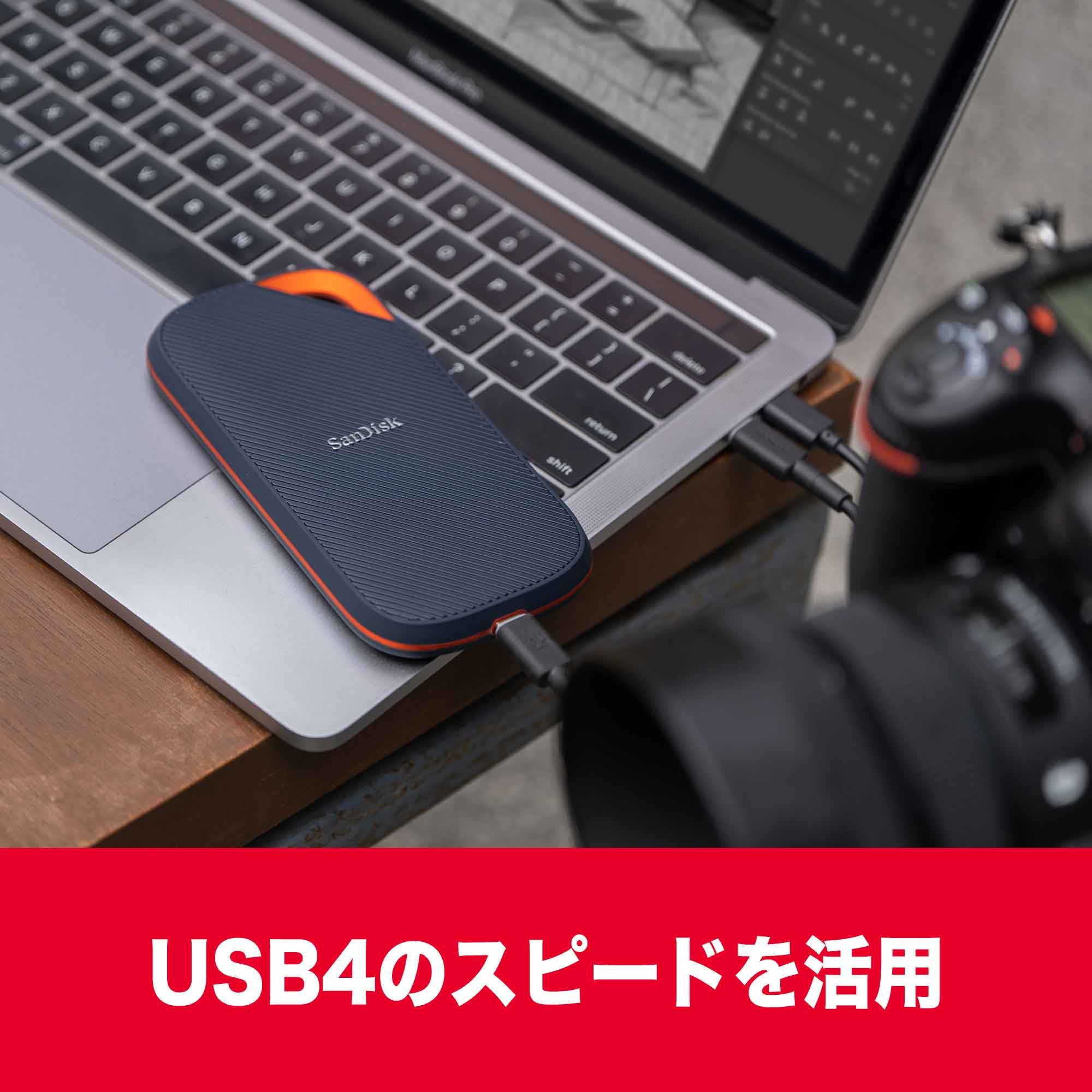 Amazon | 【Amazon.co.jp限定】SanDisk SSD 外付け 2TB USB4 読出最大