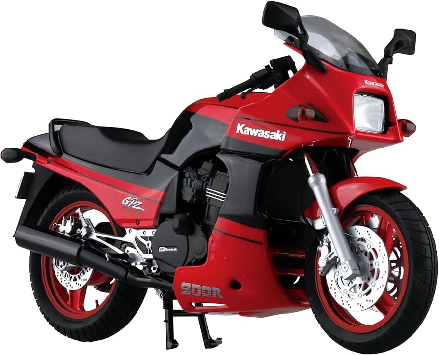 Kawasaki ZX900A GPZ900R Ninja 1990 with Custom Parts 1:12 Scale