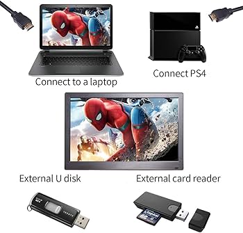 Amazon.co.jp: モバイルモニター13.3インチポータブルモニターIPS LCD