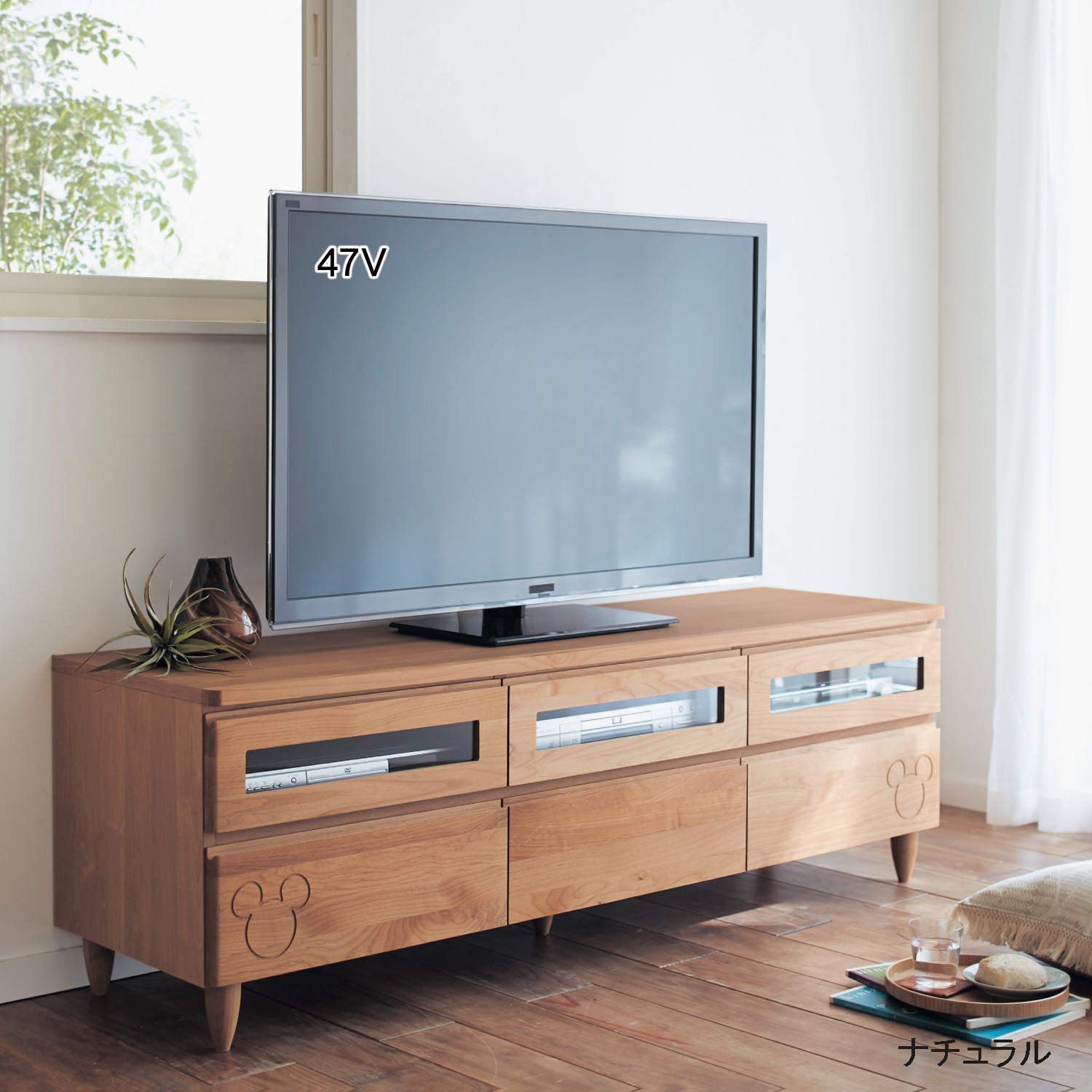 Amazon.co.jp: [ベルメゾン] ディズニー テレビ台 アルダー材