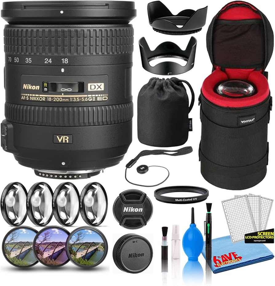 Amazon.com: Nikon AF-S DX NIKKOR 18-200mm f/3.5-5.6G ED VR II Lens