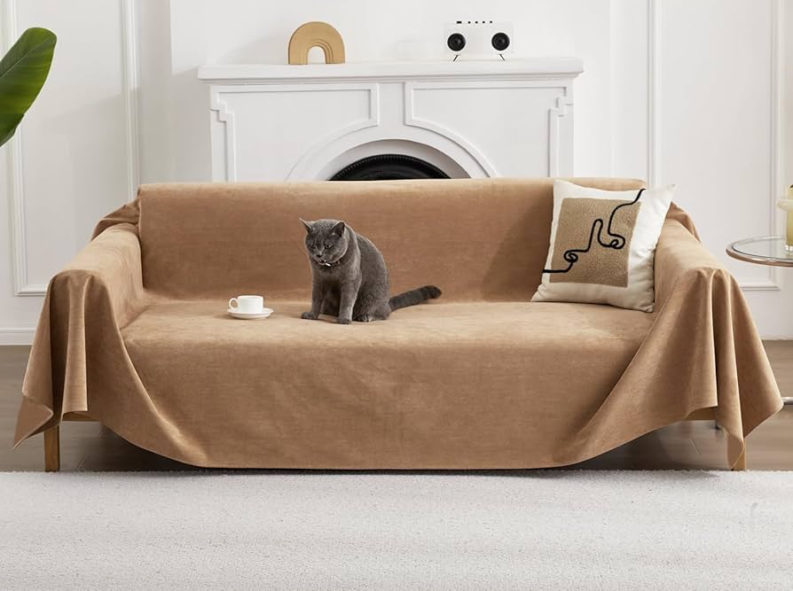 Amazon｜HomeFirst ソファーカバー 犬猫対策 北欧風 マルチカバー