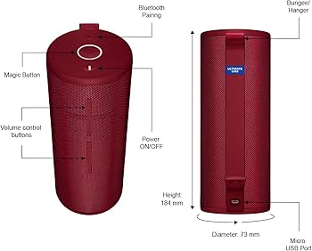 Amazon.com: Ultimate Ears Boom 3 Wireless Bluetooth Speaker, Bold
