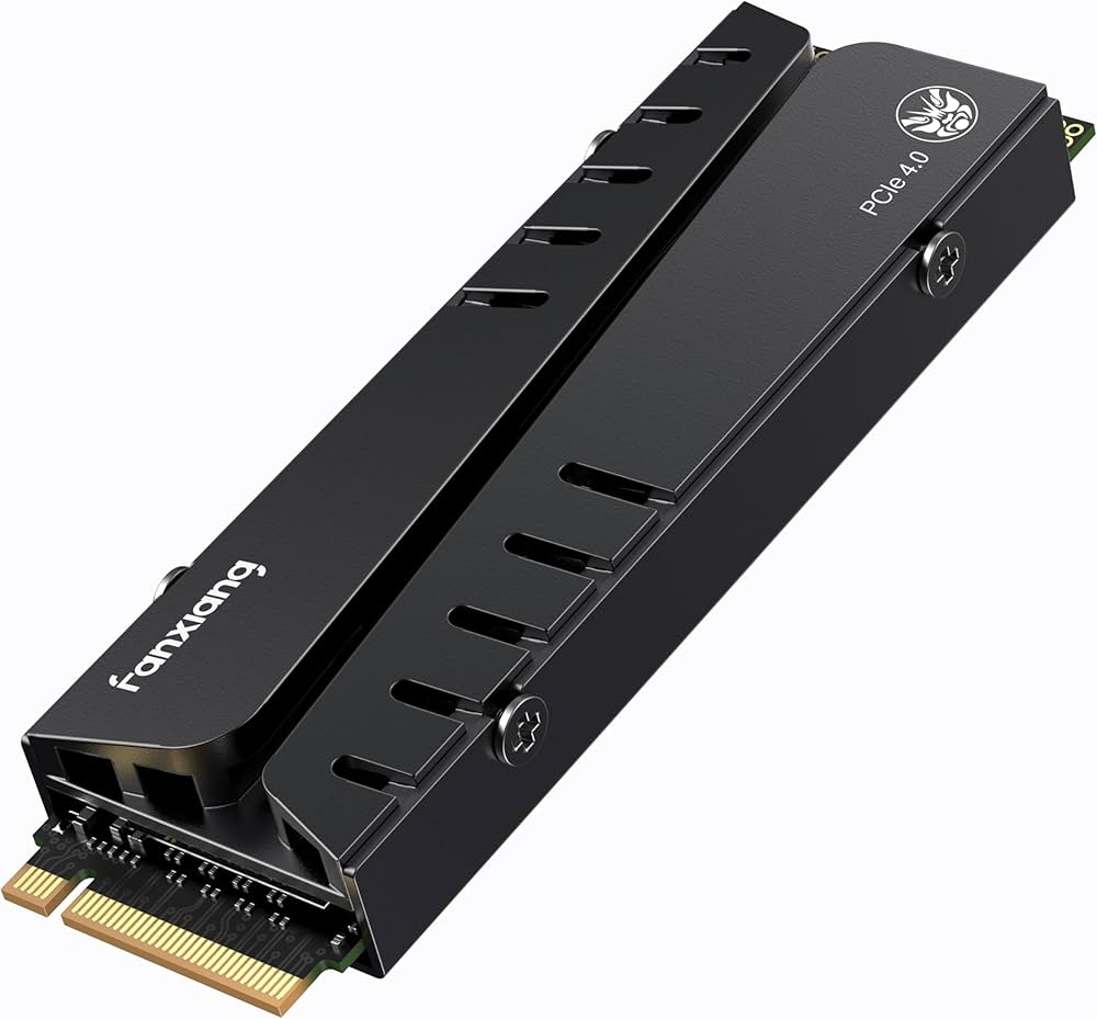Amazon | fanxiang S770 1TB NVMe M.2 SSD PS5用 - ヒートシンクとDRAM