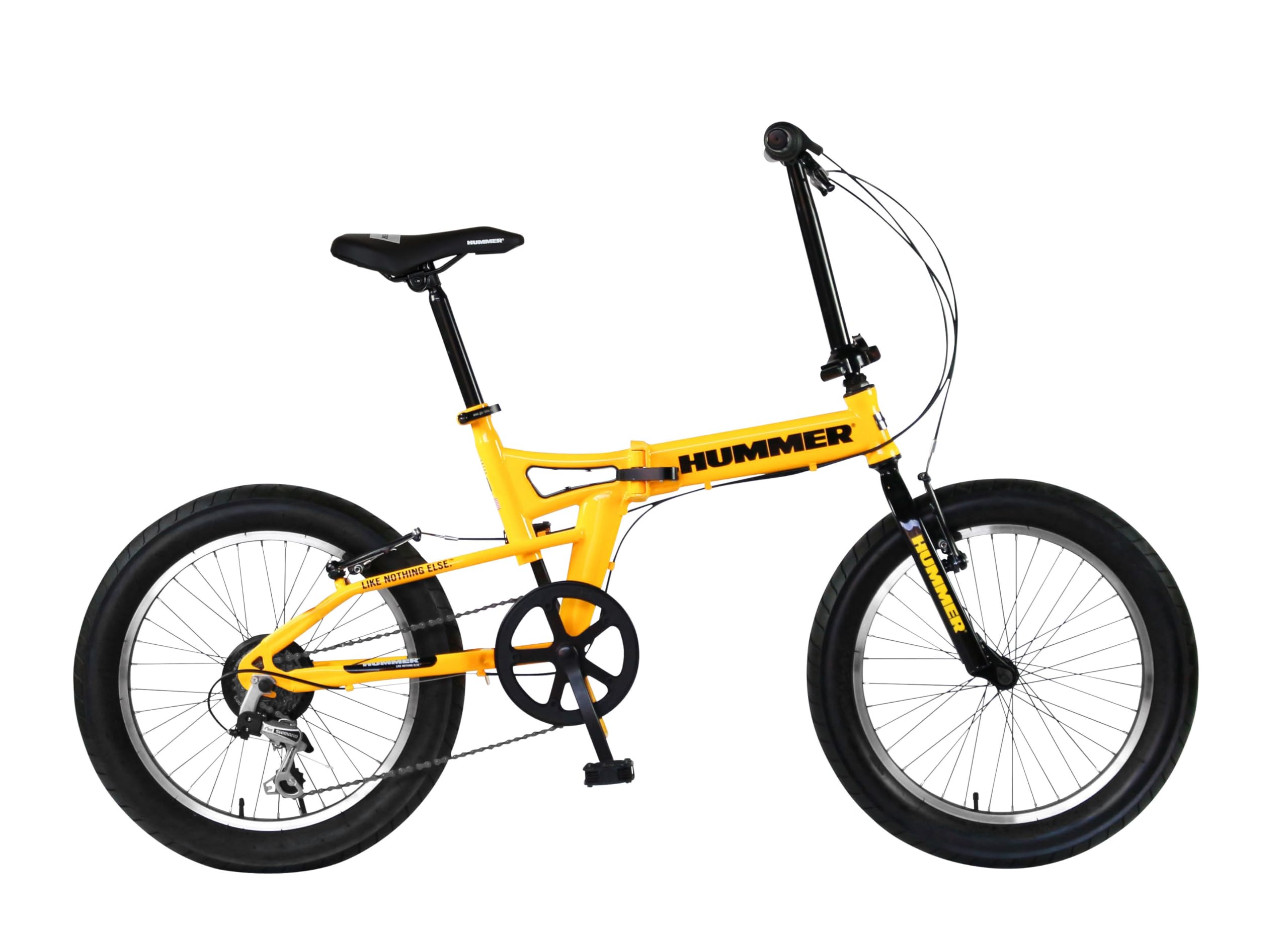 Amazon | HUMMER(ハマー) FDB206FAT-BIKE イエロー 20インチ 極太3.0