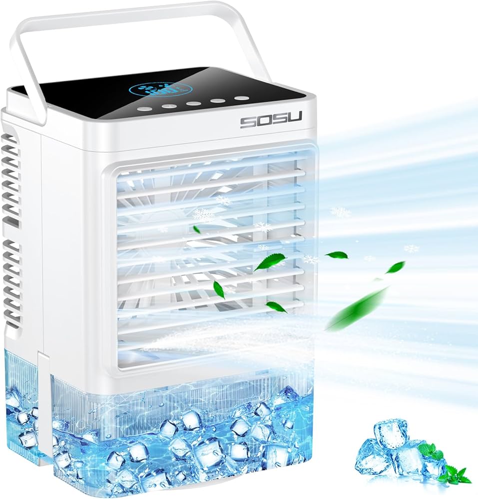 Amazon | SOSU【令和5年バージョン】冷風機 冷風扇 自動首振り 冷風