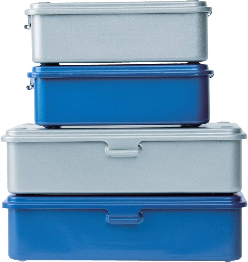 Amazon | トラスコ中山(TRUSCO) トランク型工具箱 ブルー 203×109×56mm