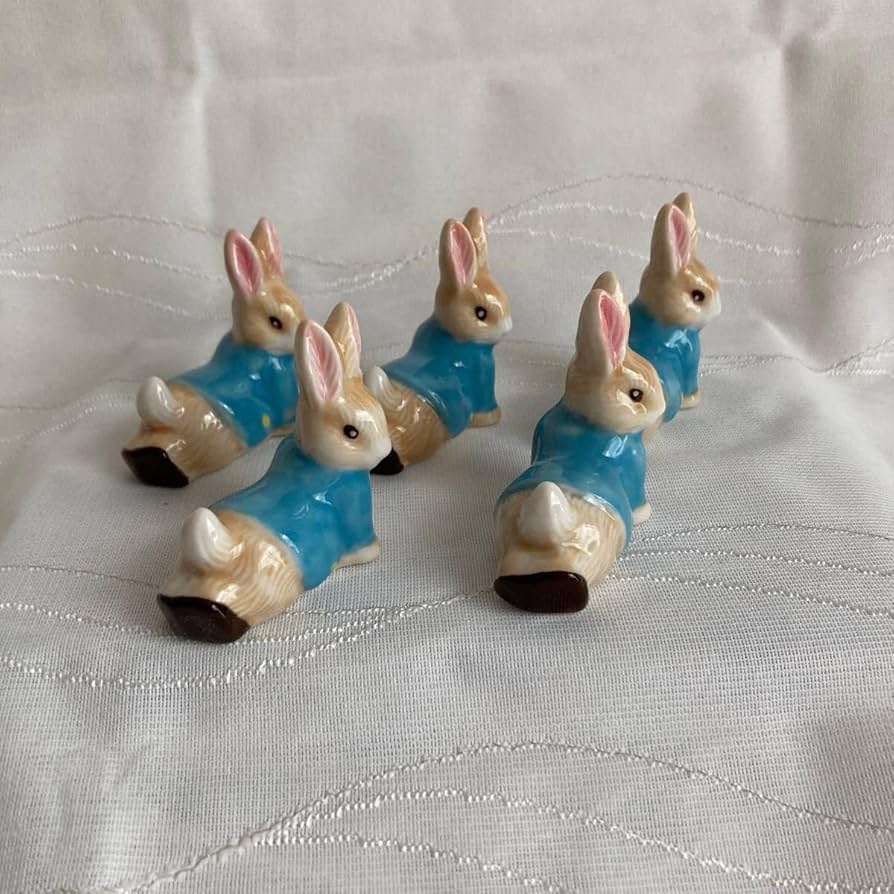 Amazon.co.jp: ピーターラビット 箸置き 5個 yamaka a0656 : ホーム