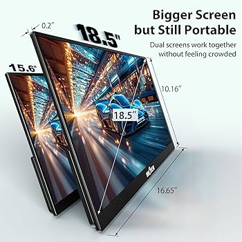 Amazon.com: InnoView Portable Monitor 18.5 inch 100HZ 120% sRGB