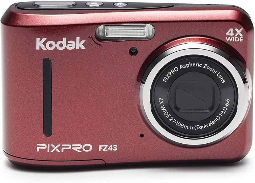 Amazon.com : Kodak PIXPRO Friendly Zoom FZ43-RD 16MP Digital