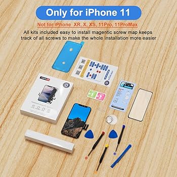 Amazon.co.jp: EFAITHFIX iPhone 11 LCDスクリーン交換用6.1インチ