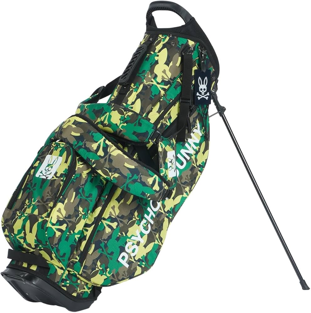 Amazon | サイコバニー（Psycho Bunny） ゴルフ キャディバッグ 軽量