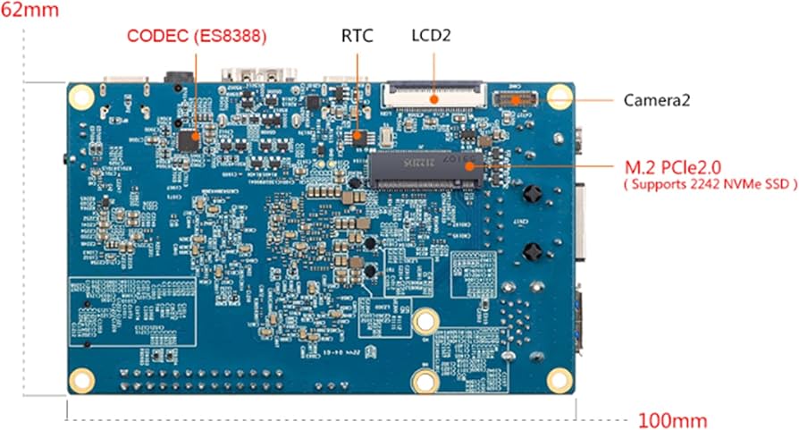 Amazon.co.jp: Orange Pi 5 4GB/8GB/16GB シングル ボード、WiFi+BT+