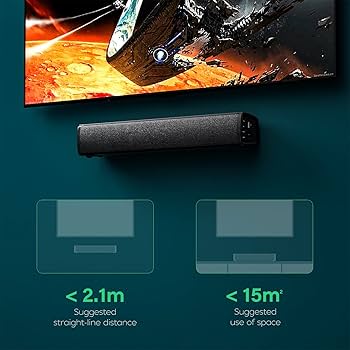 Amazon.co.jp: 60W 2.1 ch サウンドバー 6つのEQモード 調整可能な高音