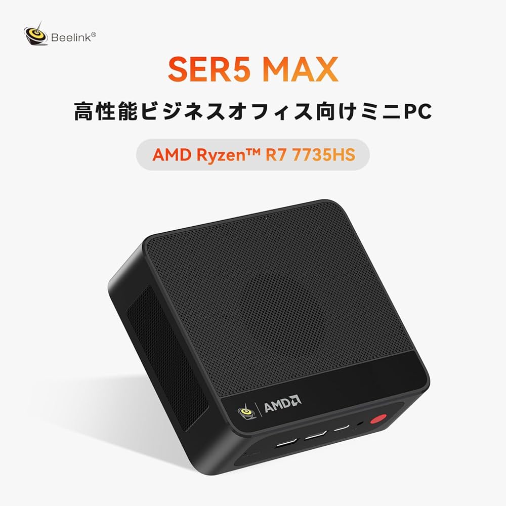 Amazon.co.jp: Beelink AMD Ryzen R7 SER5 MAX 7735HS ミニ PC、24GB